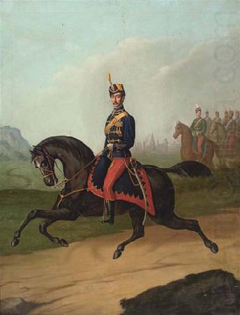 Portrait of a Romanian cavalry officer, Constantin Lecca